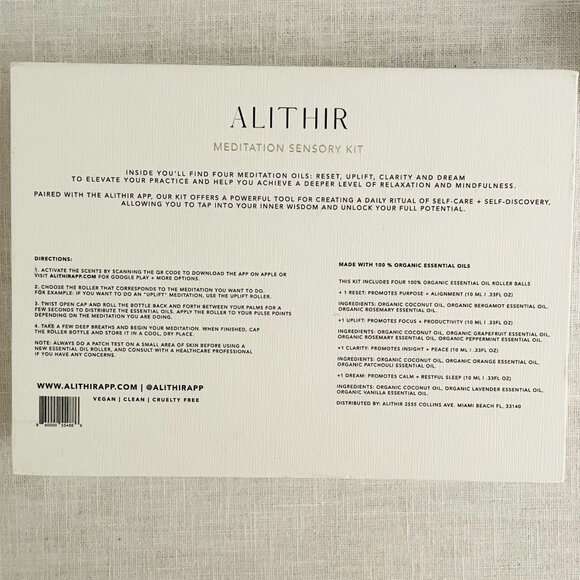 Alithir Meditation Sensory Kit Organic Oil Blends 4 pack - Picture 7 of 7